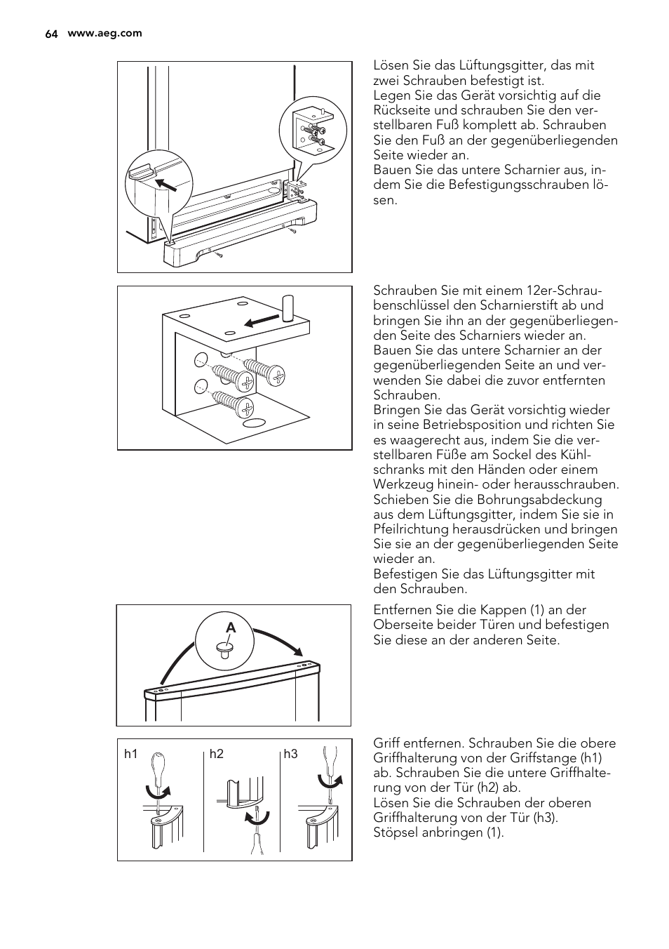 AEG S74300DSM0 User Manual | Page 64 / 72