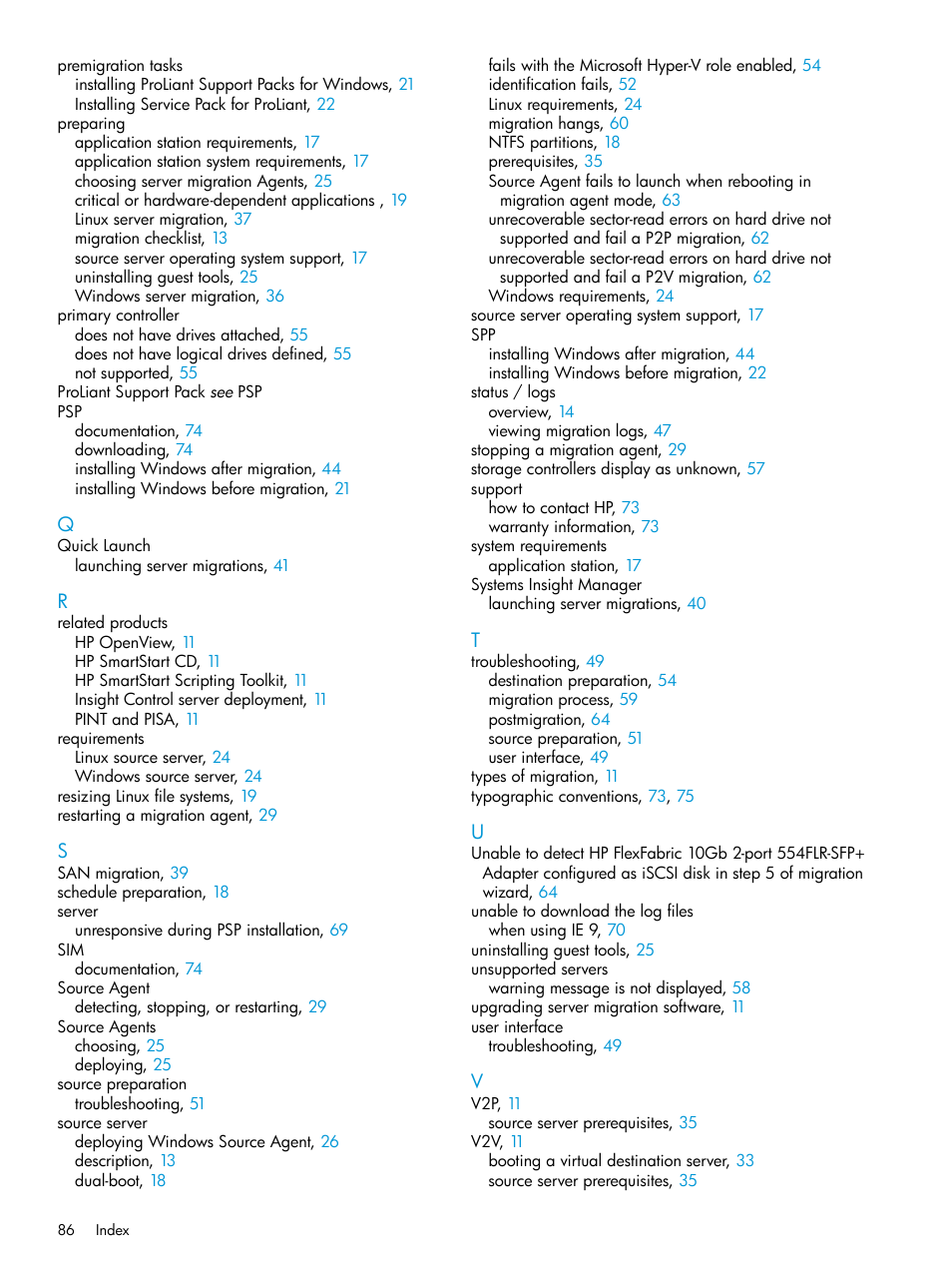 HP Insight Foundation Software for ProLiant User Manual | Page 86 / 87