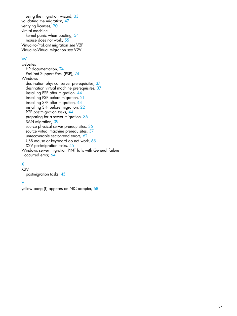 HP Insight Foundation Software for ProLiant User Manual | Page 87 / 87