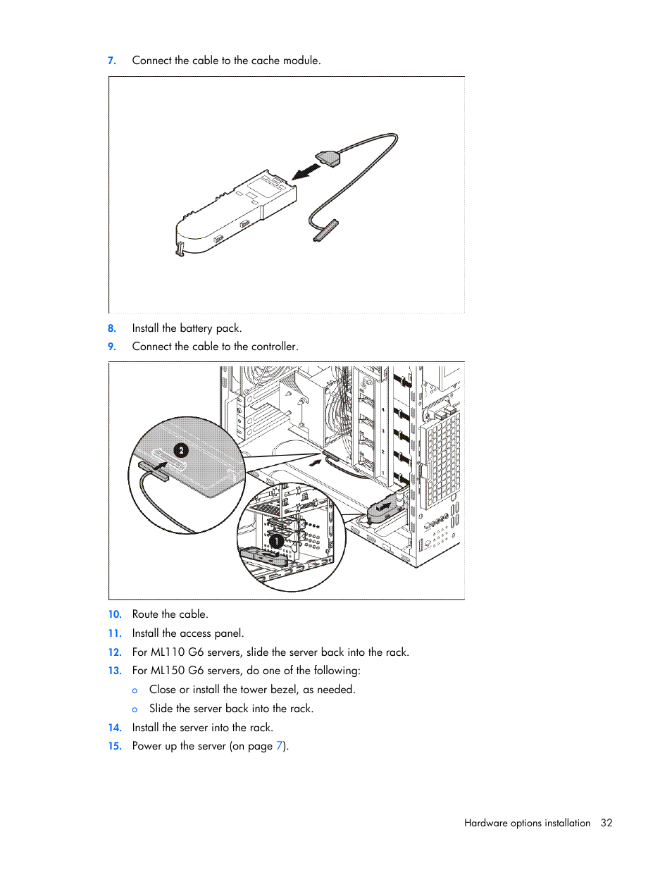 HP ProLiant ML110 G6 Server User Manual | Page 32 / 109