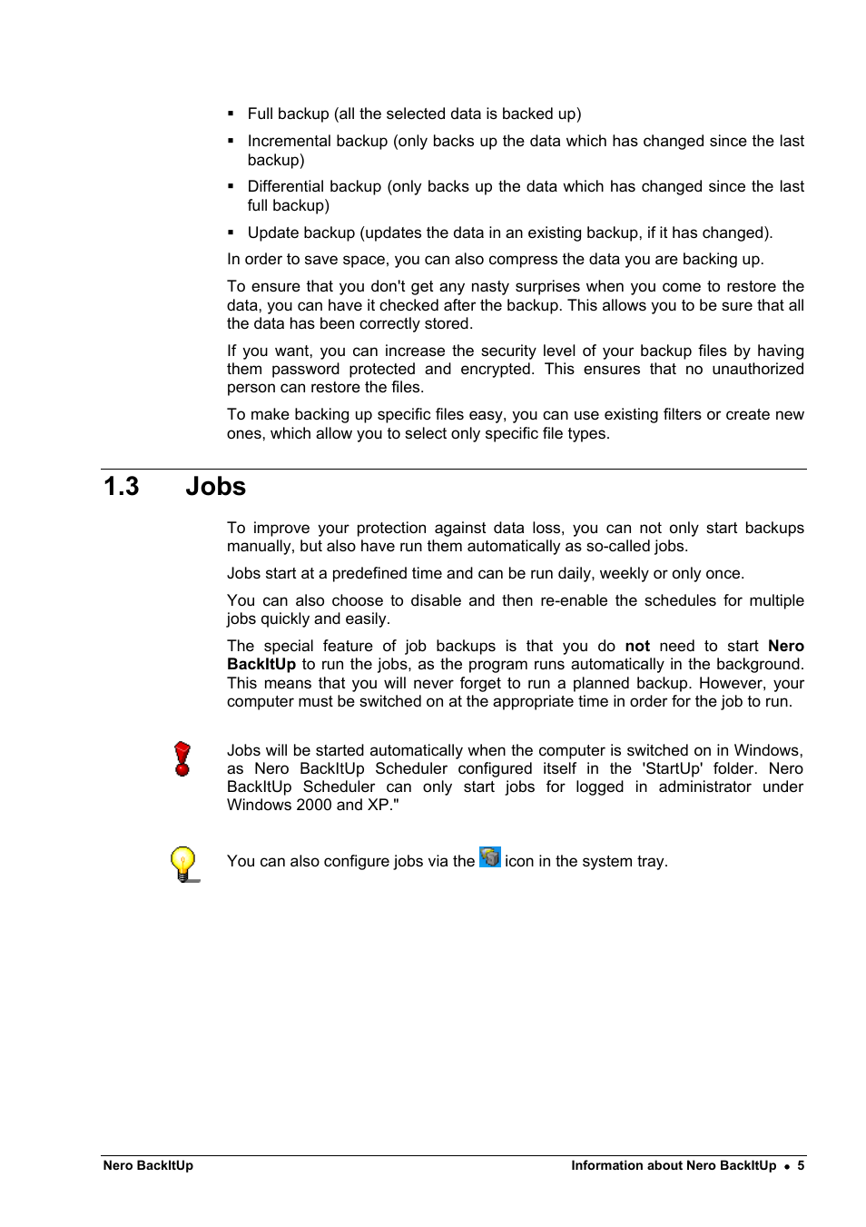 Jobs, 3 jobs | HP CD52 External CD-Writer Series User Manual | Page 5 / 26