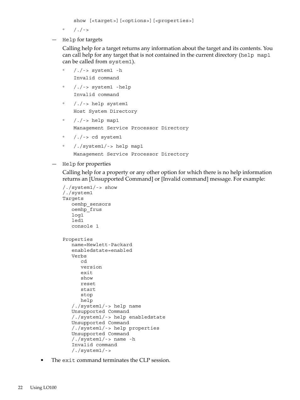 HP Lights-Out 100 Remote Management User Manual | Page 22 / 62