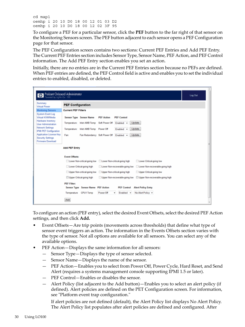 HP Lights-Out 100 Remote Management User Manual | Page 30 / 62