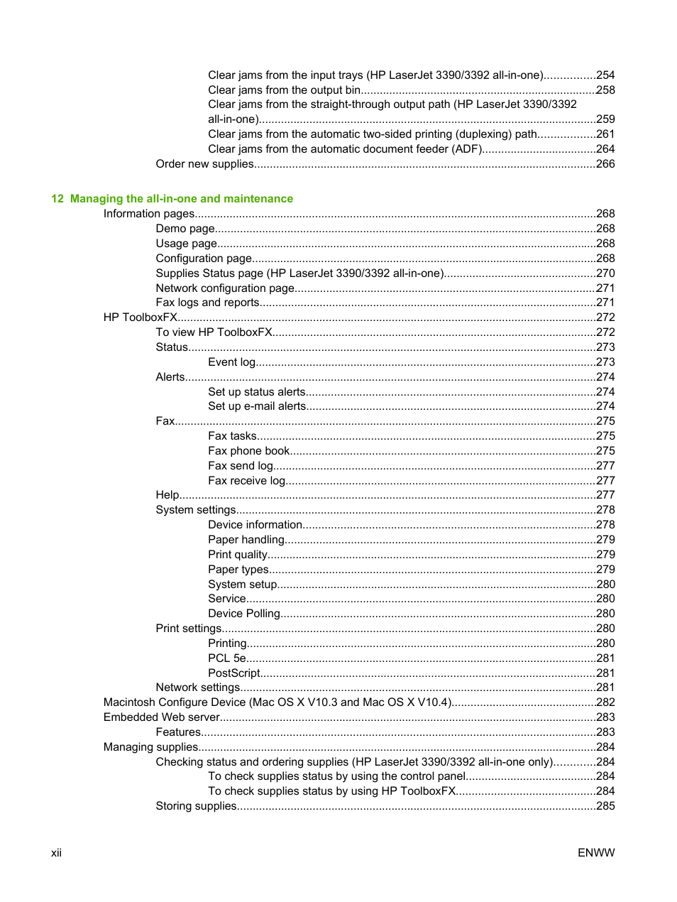 HP LaserJet 3055 User Manual | Page 14 / 430