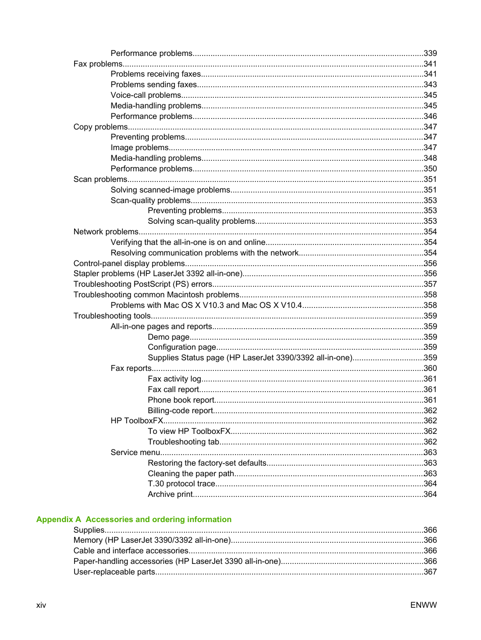 HP LaserJet 3055 User Manual | Page 16 / 430