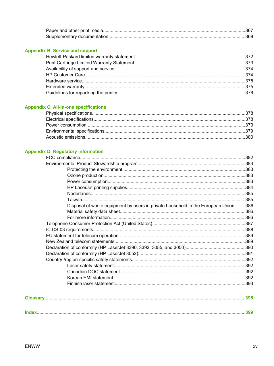 HP LaserJet 3055 User Manual | Page 17 / 430