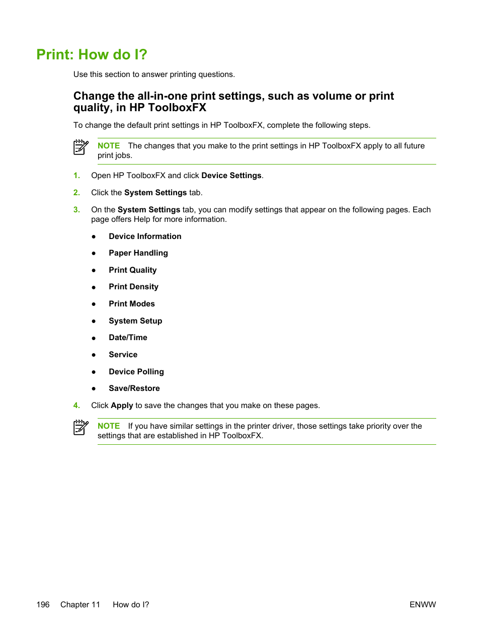 Print: how do i | HP LaserJet 3055 User Manual | Page 214 / 430