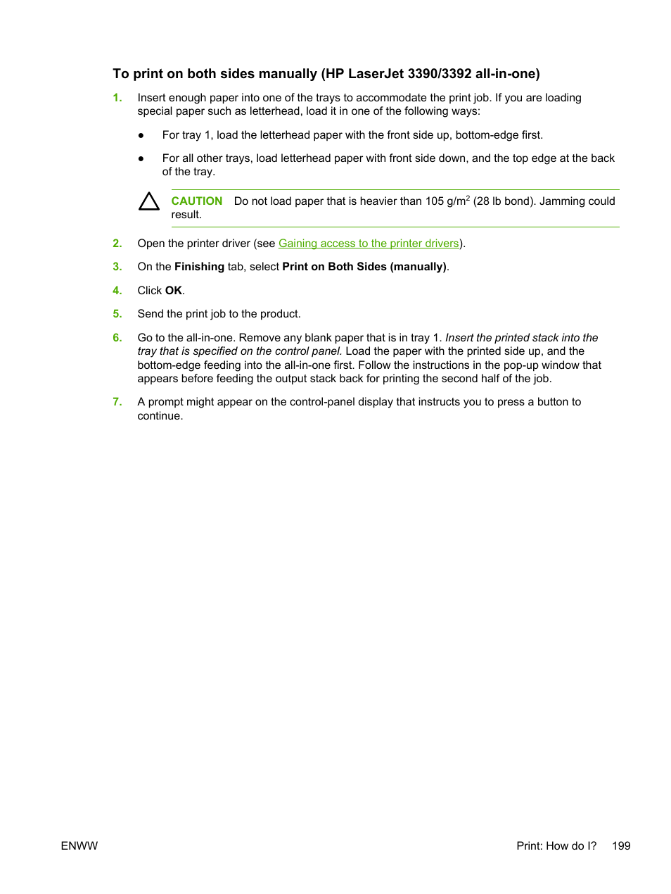 HP LaserJet 3055 User Manual | Page 217 / 430