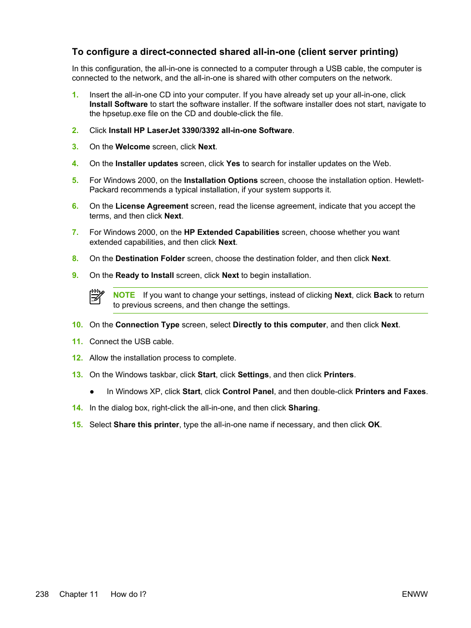 HP LaserJet 3055 User Manual | Page 256 / 430