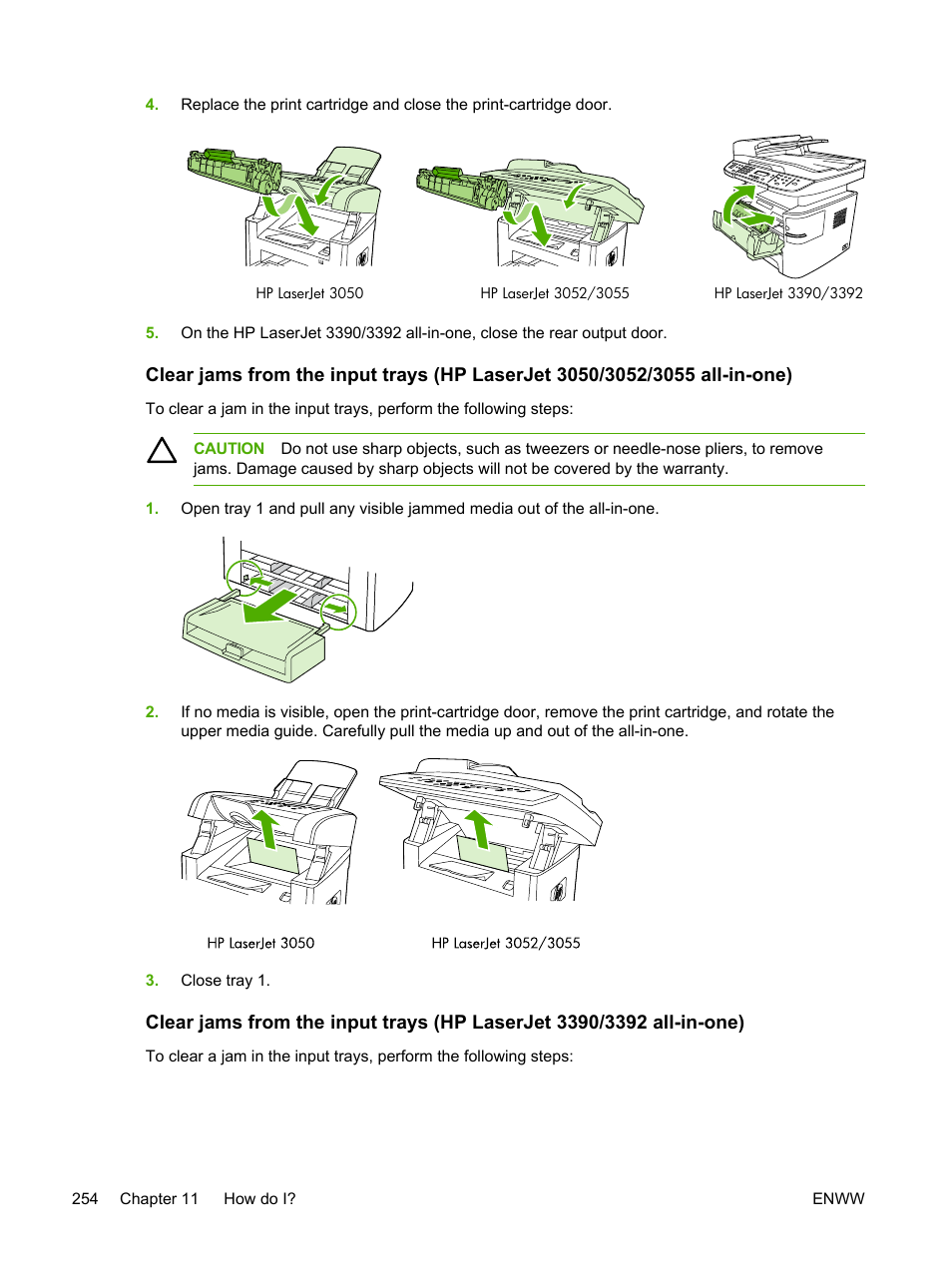 HP LaserJet 3055 User Manual | Page 272 / 430