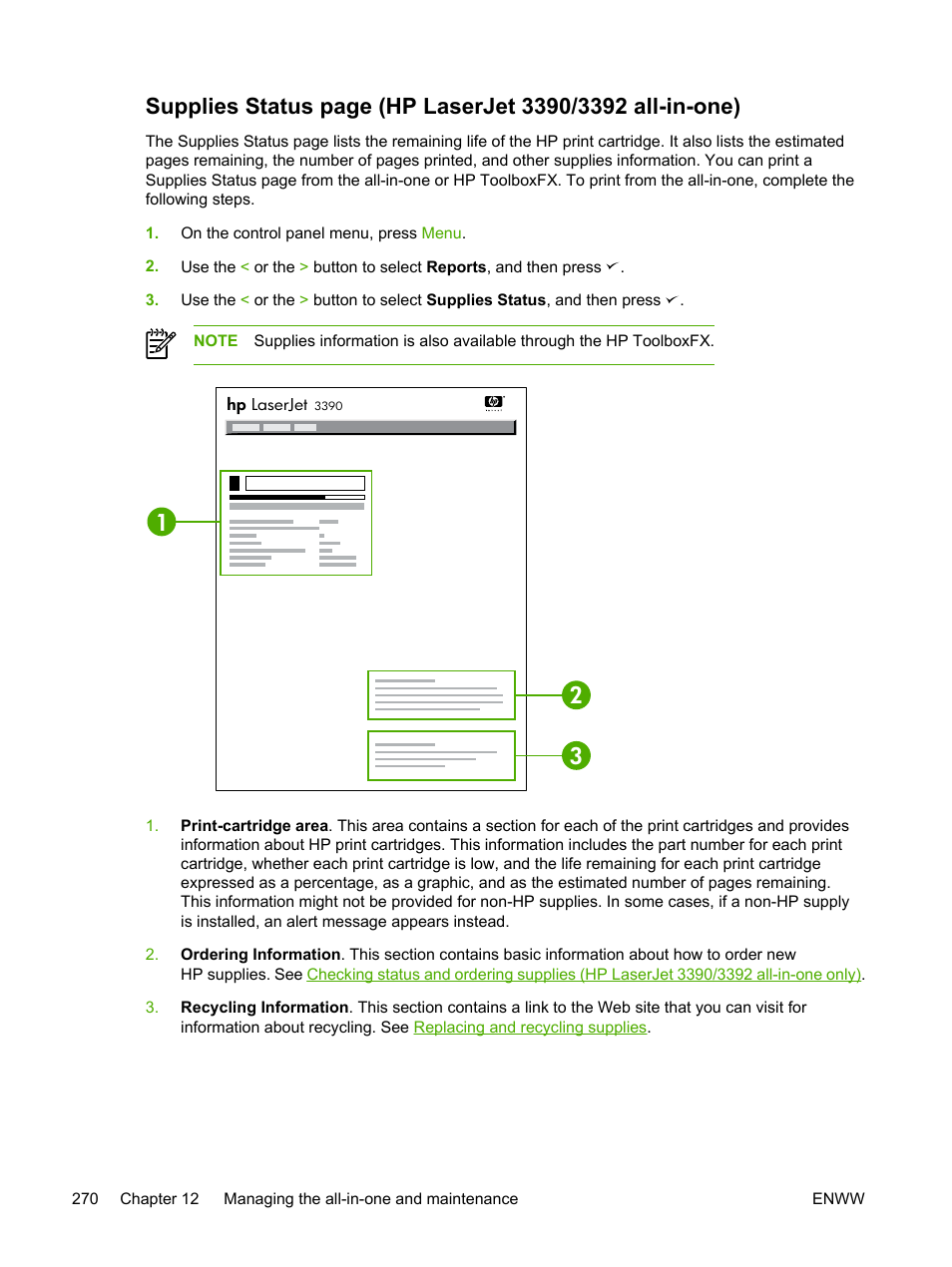 HP LaserJet 3055 User Manual | Page 288 / 430