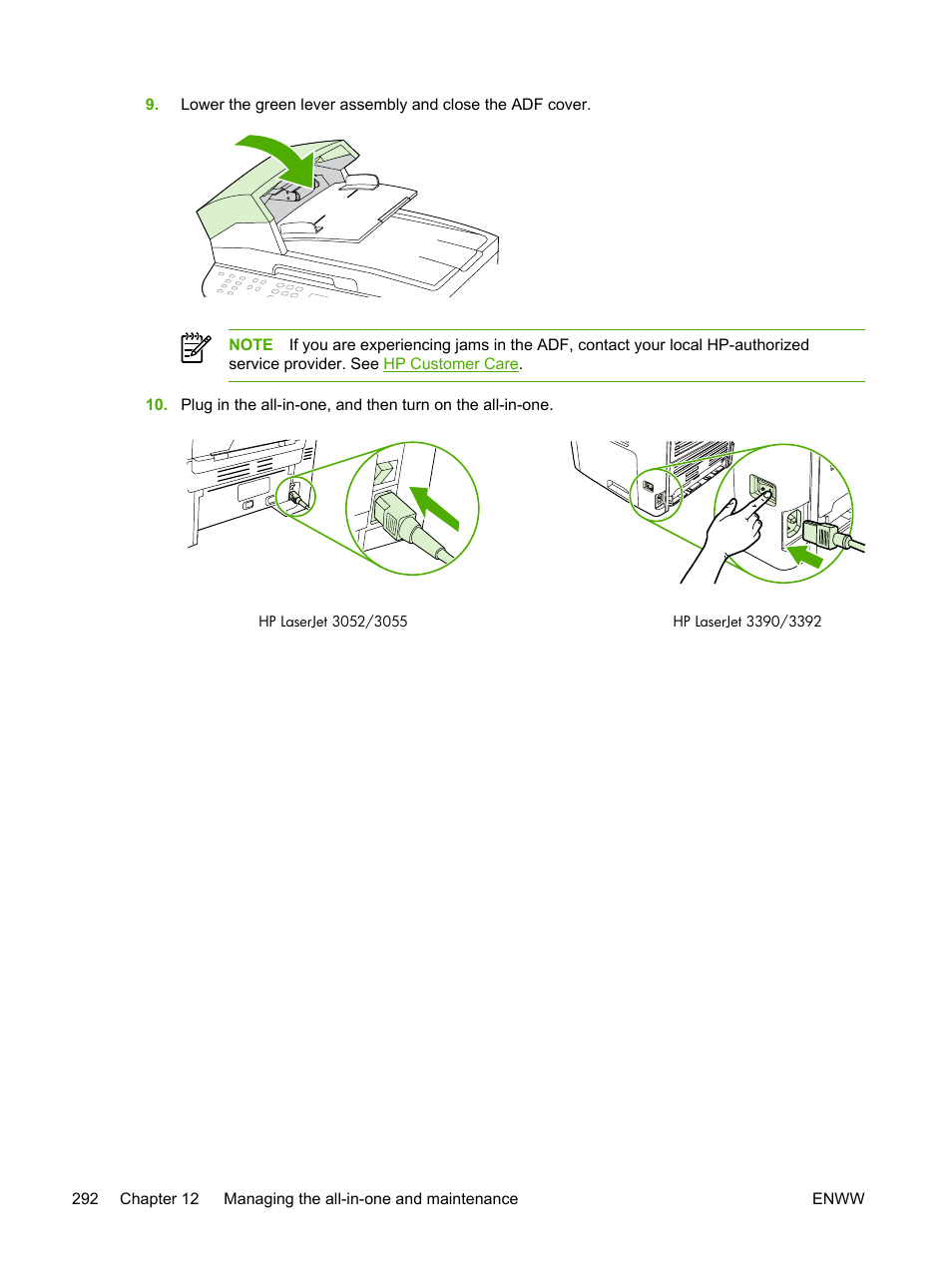 HP LaserJet 3055 User Manual | Page 310 / 430