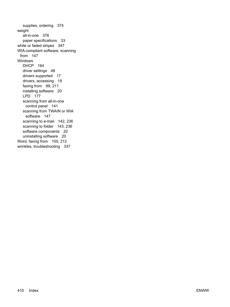 HP LaserJet 3055 User Manual | Page 428 / 430