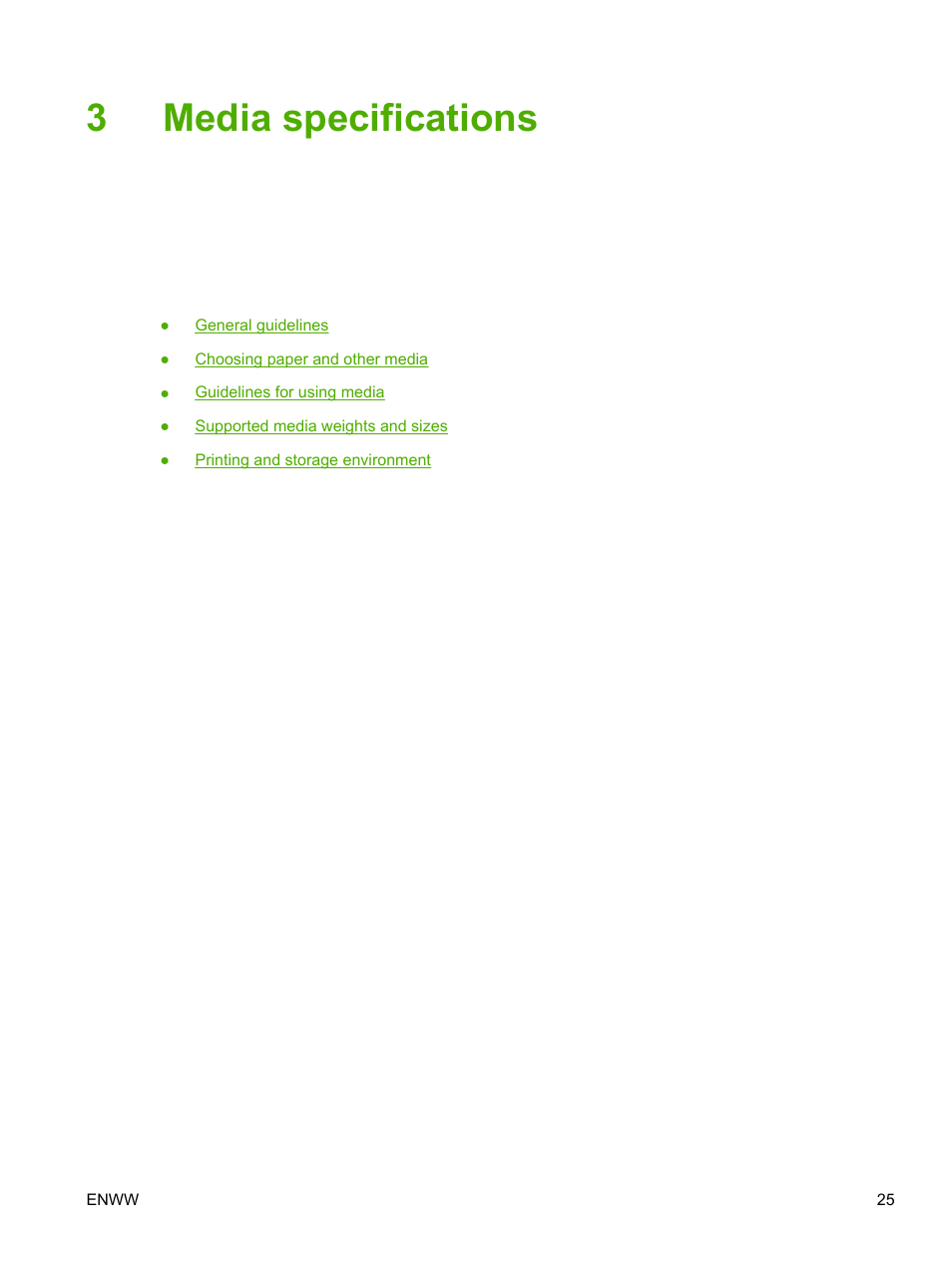 Media specifications, 3 media specifications, 3media specifications | HP LaserJet 3055 User Manual | Page 43 / 430