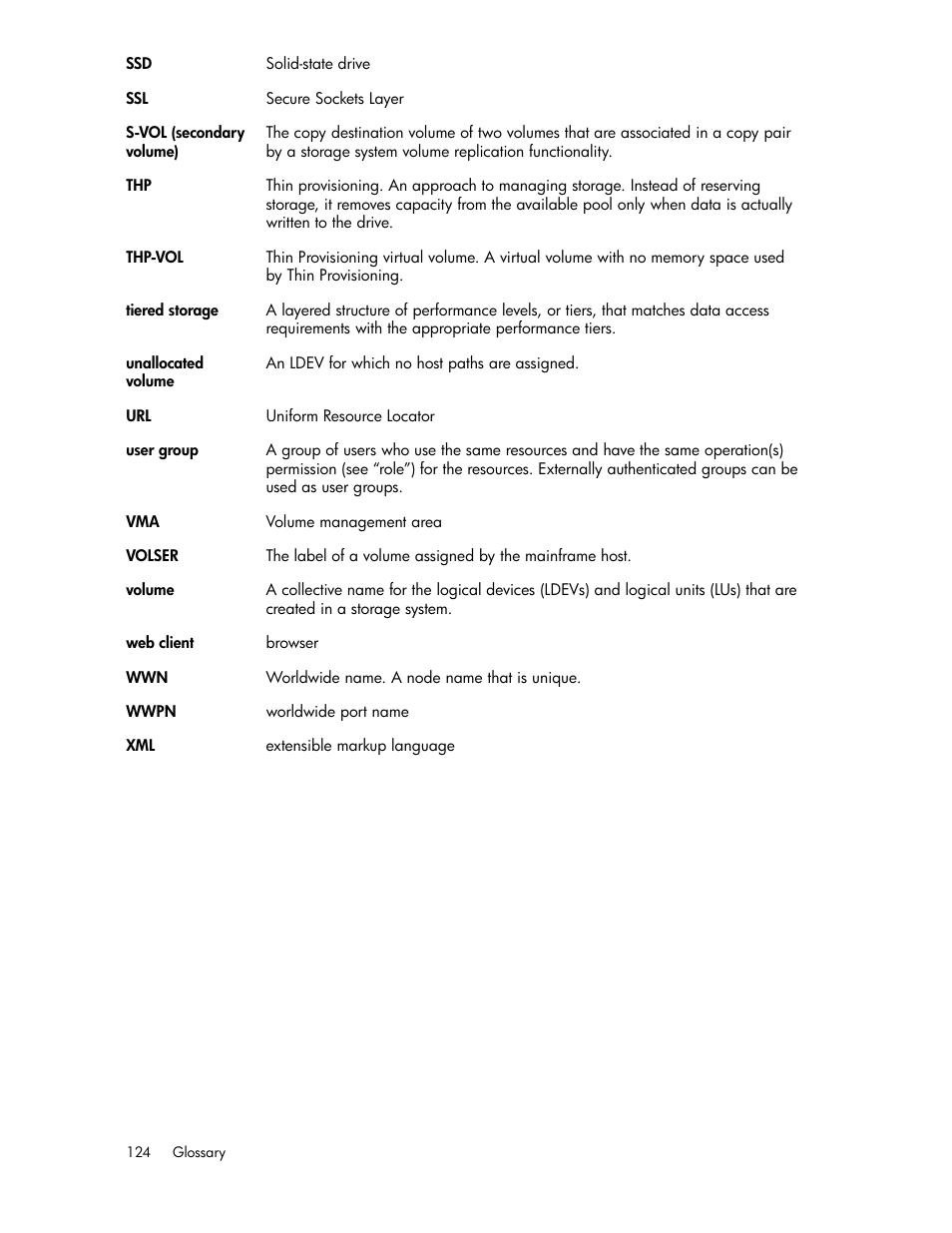 HP XP Array Manager Software User Manual | Page 124 / 128