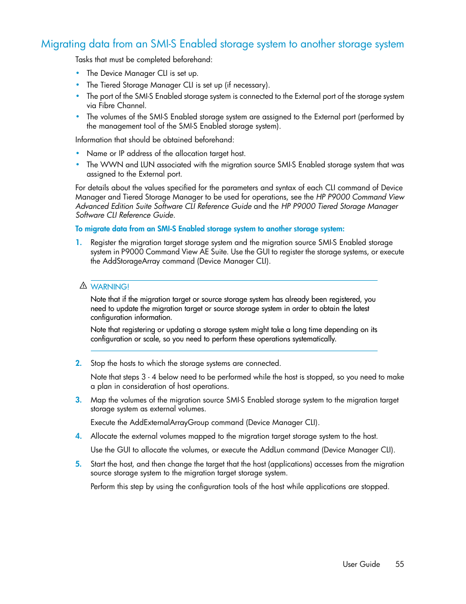 HP XP Array Manager Software User Manual | Page 55 / 128