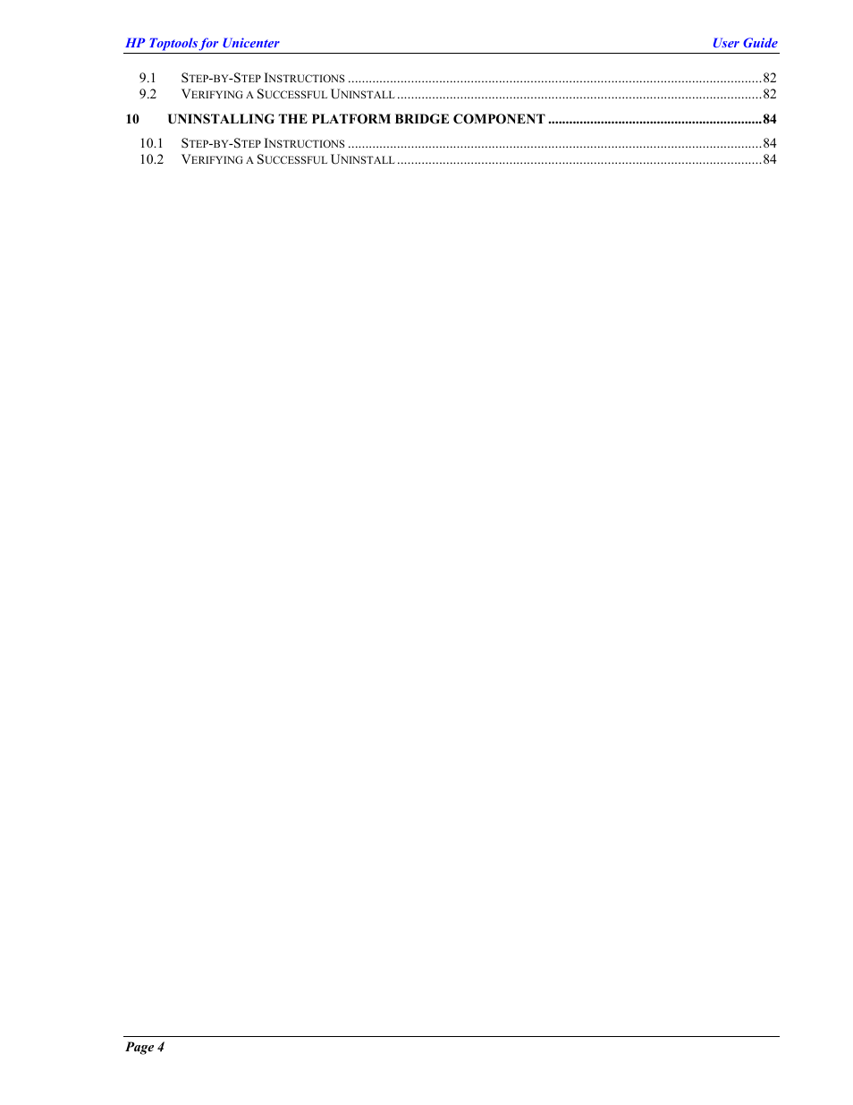 HP TopTools User Manual | Page 4 / 85