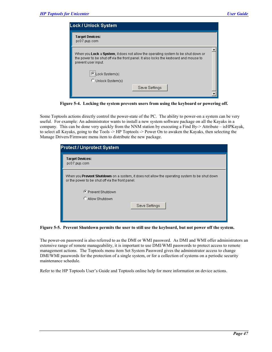 HP TopTools User Manual | Page 47 / 85