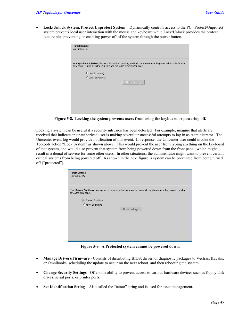 HP TopTools User Manual | Page 49 / 85