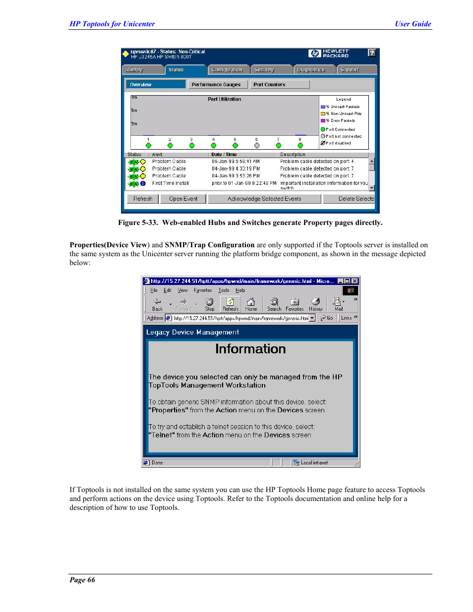 HP TopTools User Manual | Page 66 / 85