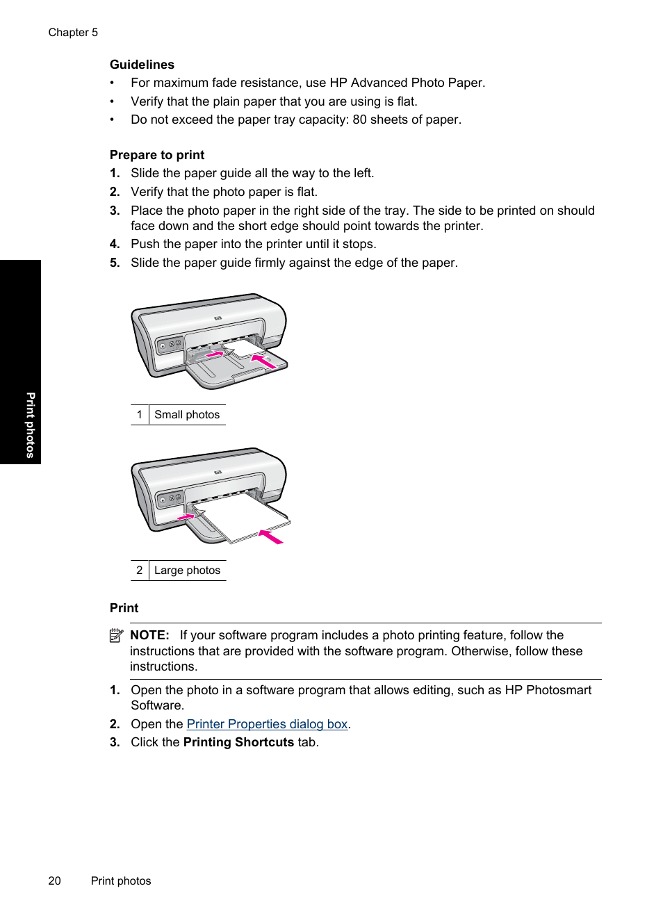 HP Deskjet Ink Advantage D730 Printer User Manual | Page 22 / 122