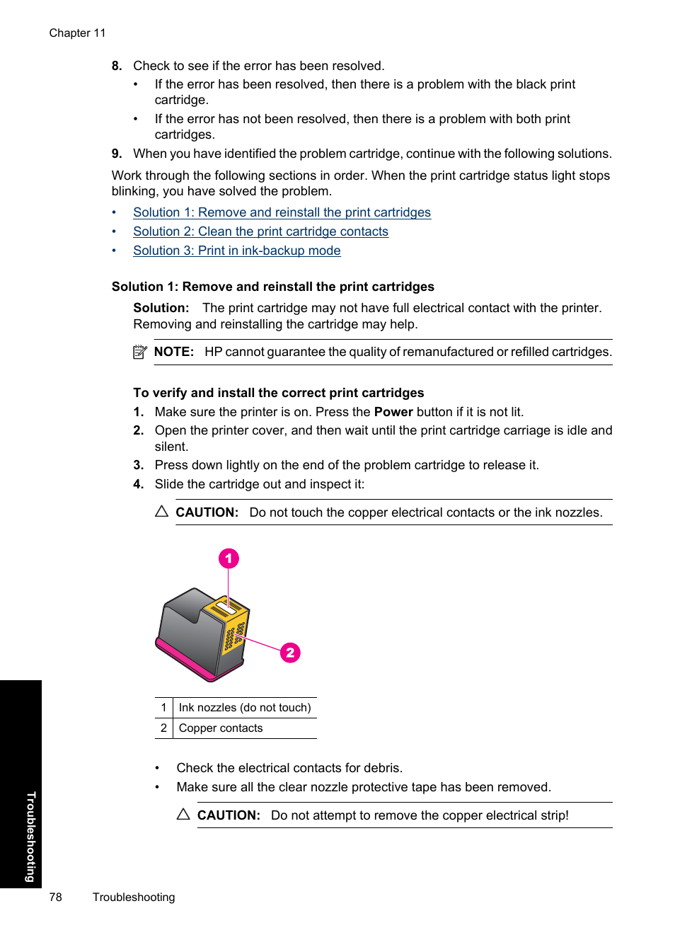 HP Deskjet Ink Advantage D730 Printer User Manual | Page 80 / 122