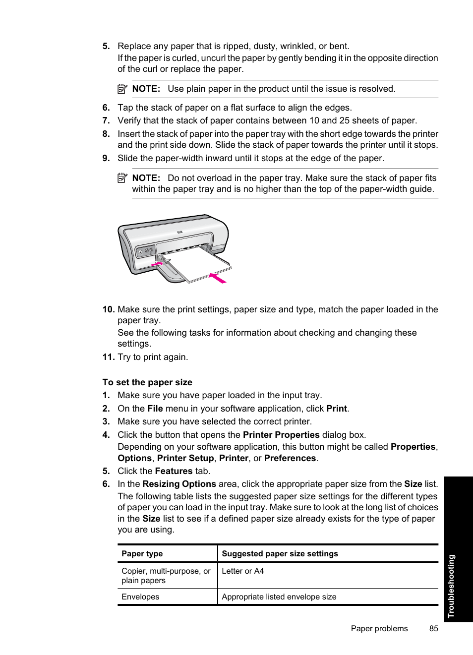 HP Deskjet Ink Advantage D730 Printer User Manual | Page 87 / 122