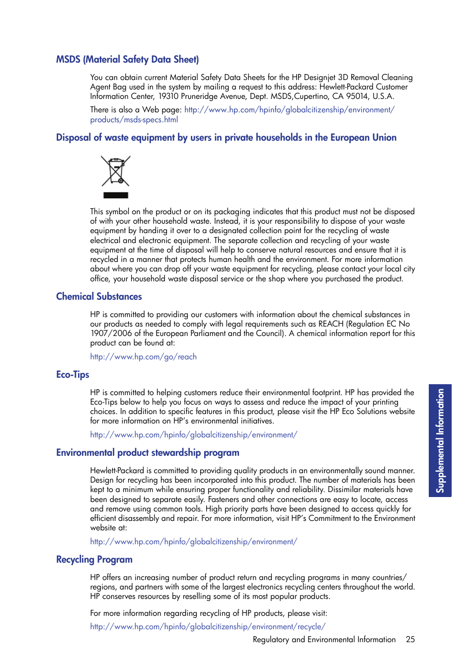 HP Designjet 3D Printer series User Manual | Page 29 / 30