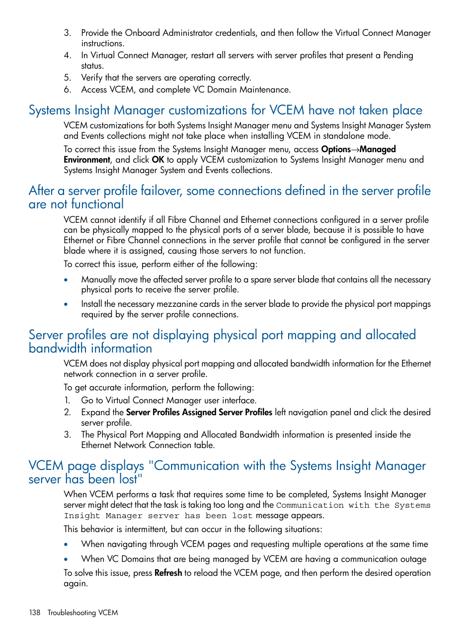 HP Insight Management-Software User Manual | Page 138 / 150