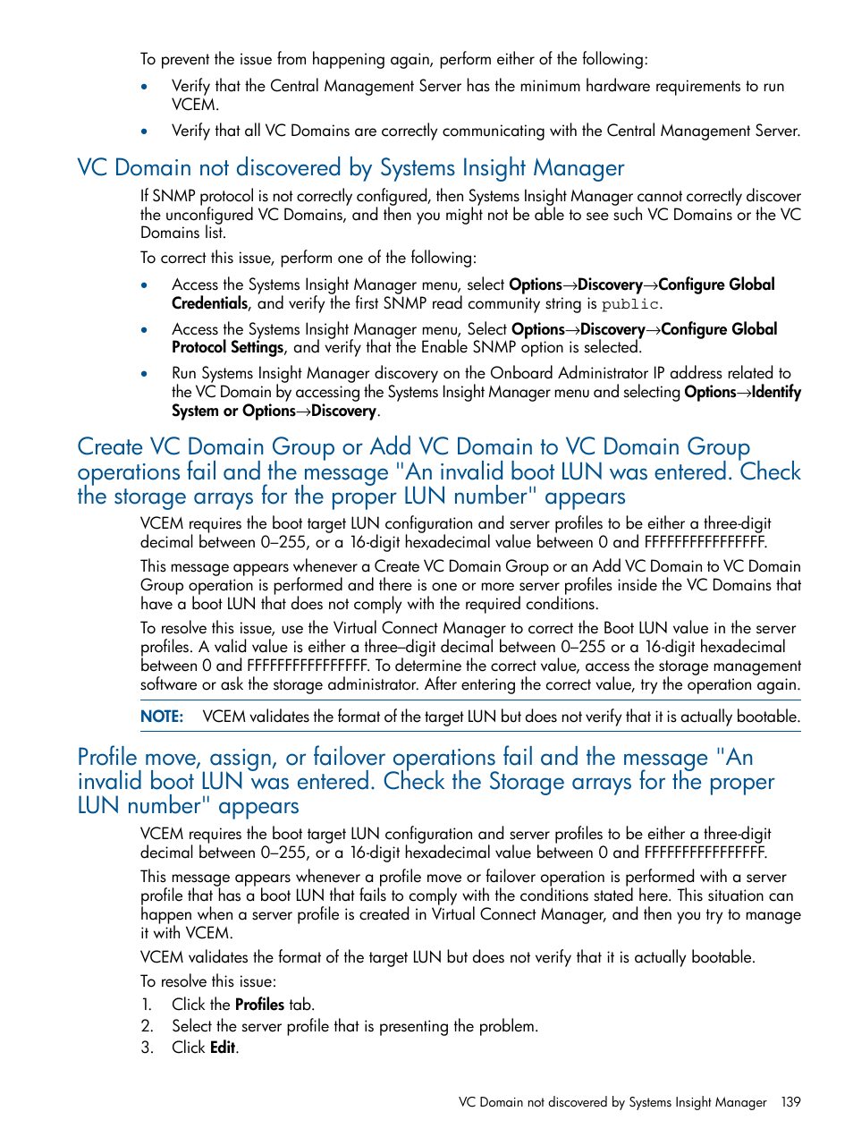 HP Insight Management-Software User Manual | Page 139 / 150