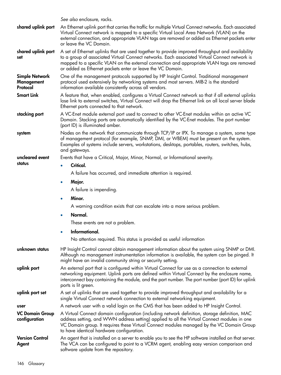 HP Insight Management-Software User Manual | Page 146 / 150