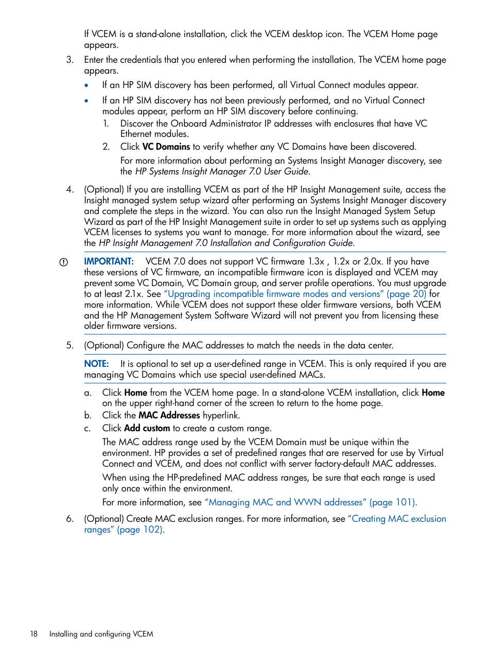 HP Insight Management-Software User Manual | Page 18 / 150