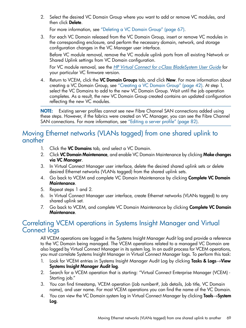 HP Insight Management-Software User Manual | Page 69 / 150