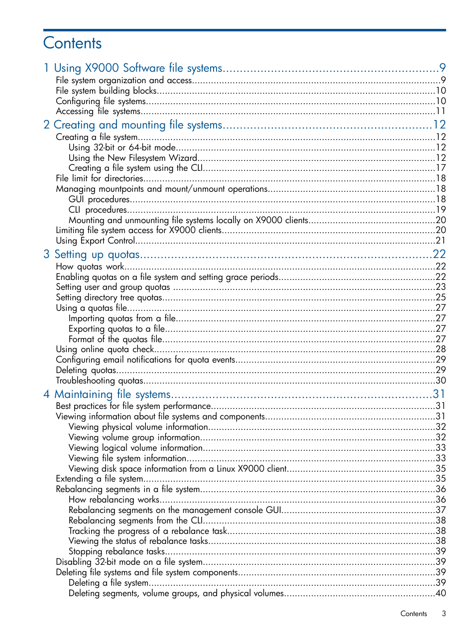 HP StoreAll Storage User Manual | Page 3 / 165