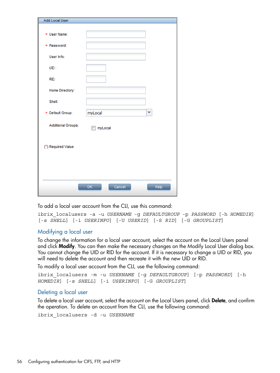 HP StoreAll Storage User Manual | Page 56 / 165