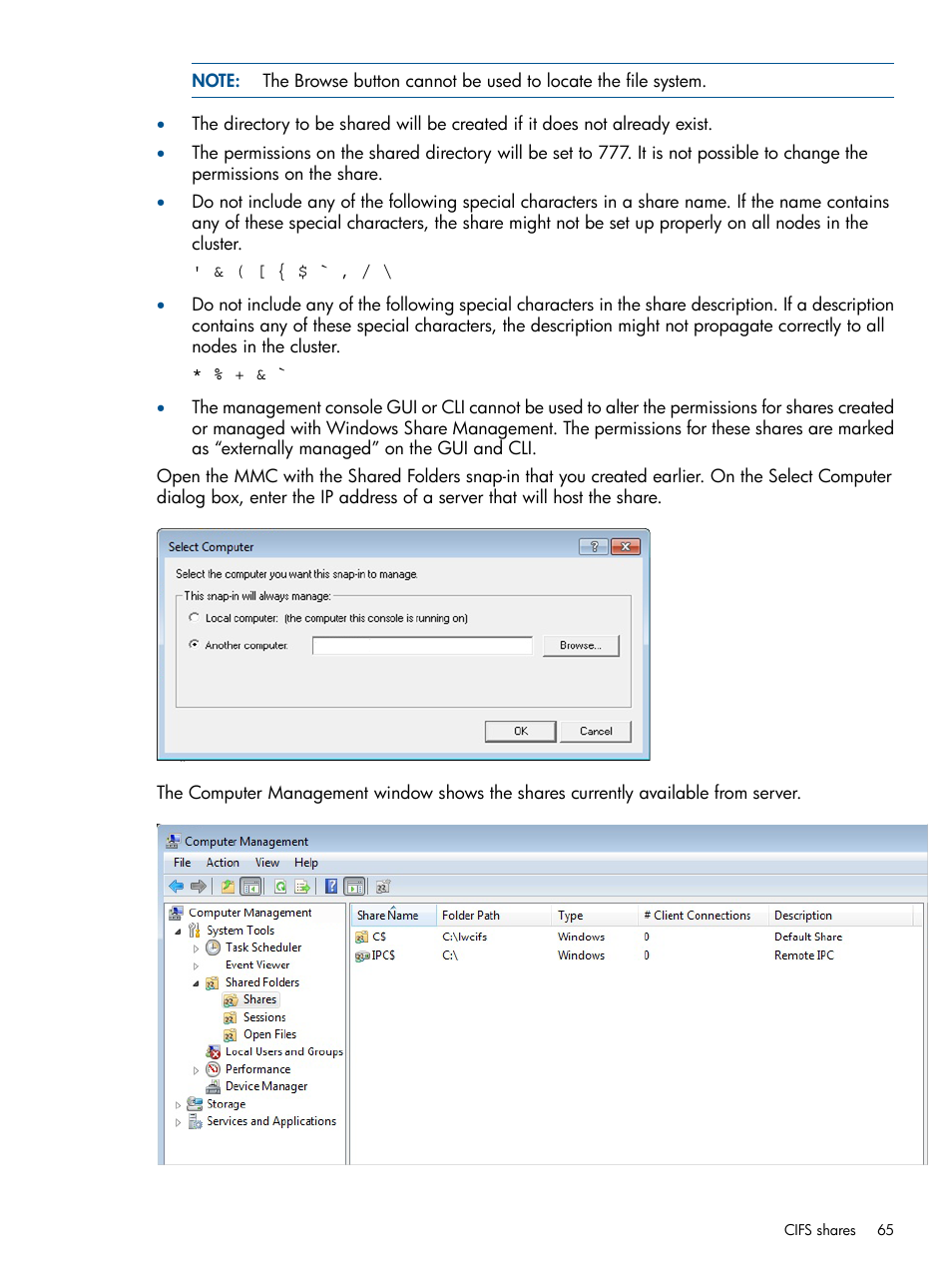 HP StoreAll Storage User Manual | Page 65 / 165