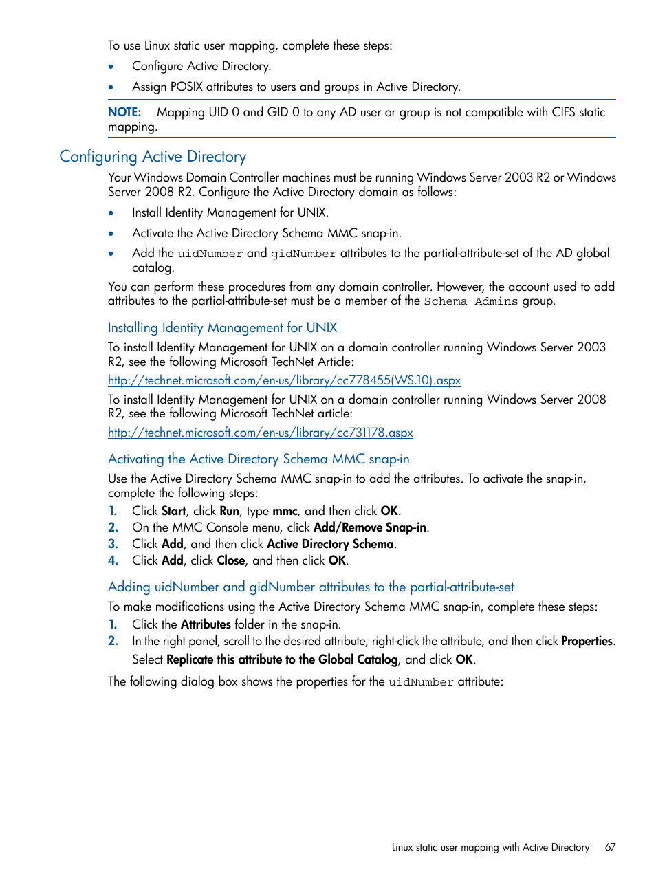 Configuring active directory | HP StoreAll Storage User Manual | Page 67 / 165