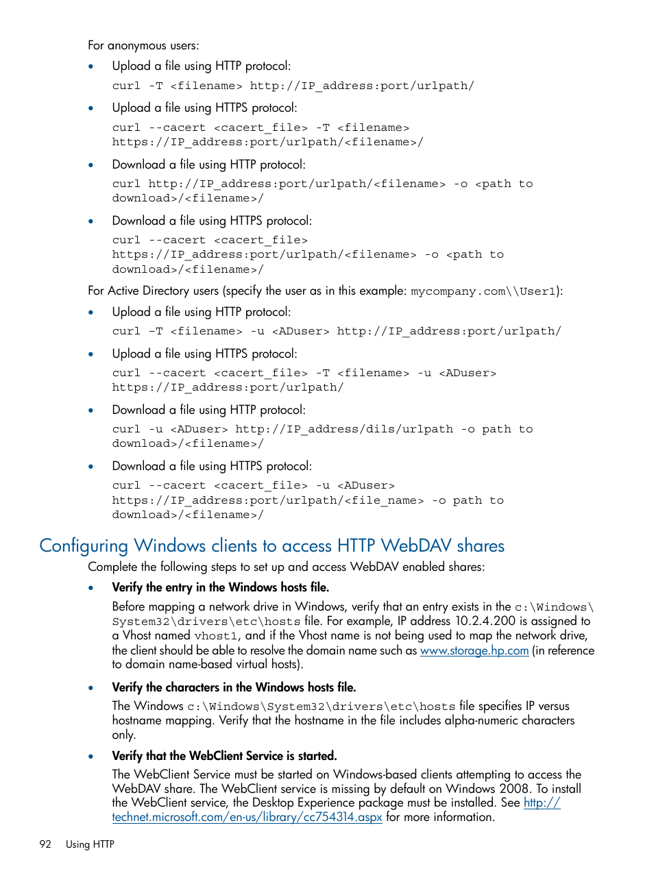 HP StoreAll Storage User Manual | Page 92 / 165