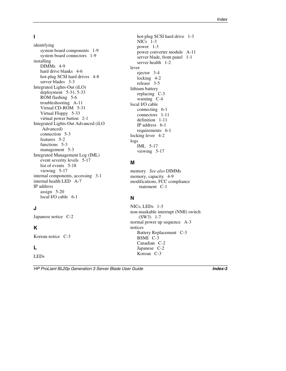 HP ProLiant BL20p G3 Server Blade User Manual | Page 112 / 115