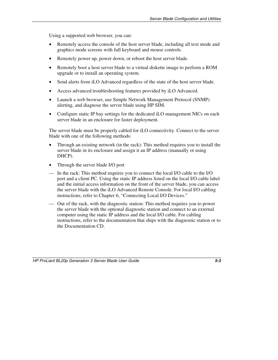 HP ProLiant BL20p G3 Server Blade User Manual | Page 47 / 115