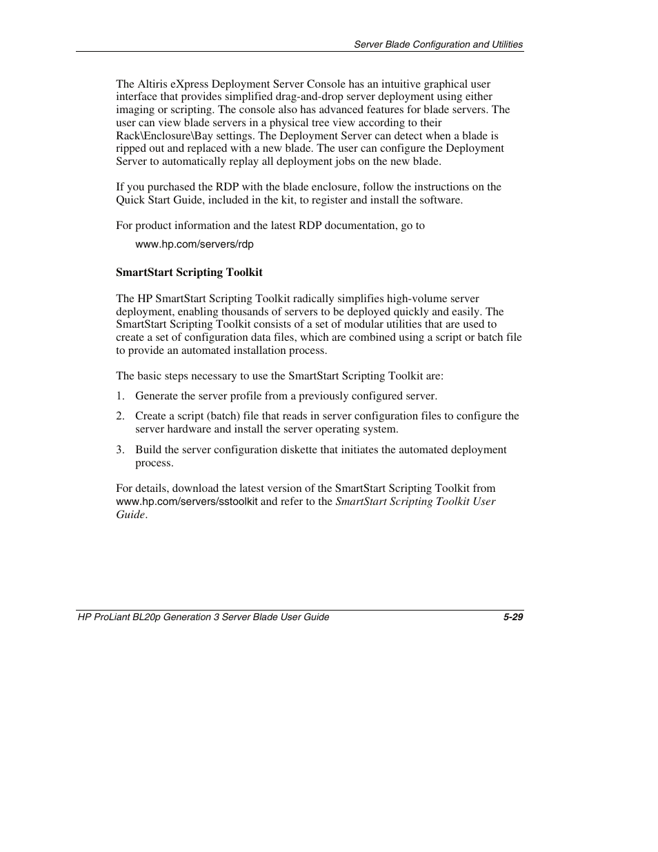 HP ProLiant BL20p G3 Server Blade User Manual | Page 73 / 115