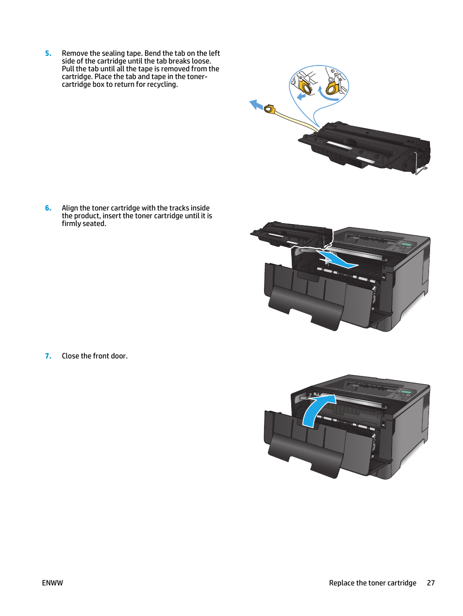 HP LaserJet Pro M701 Printer series User Manual | Page 35 / 98