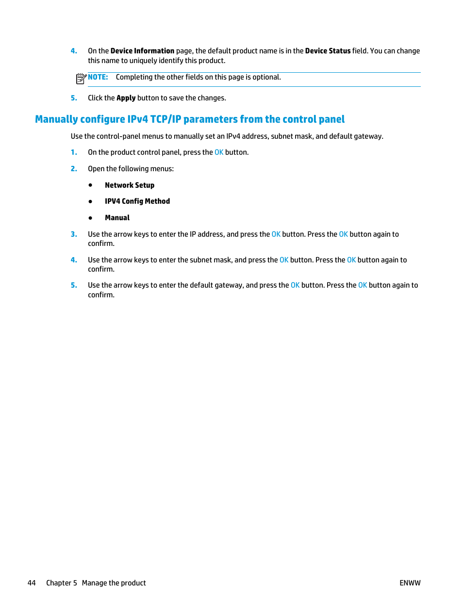 HP LaserJet Pro M701 Printer series User Manual | Page 52 / 98