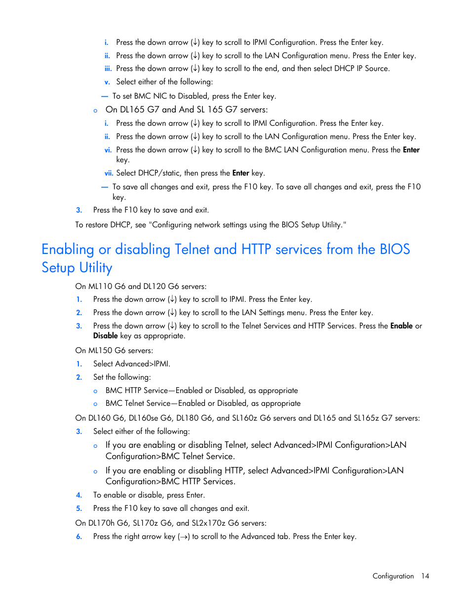 HP ProLiant SL165z G7 Server User Manual | Page 14 / 66