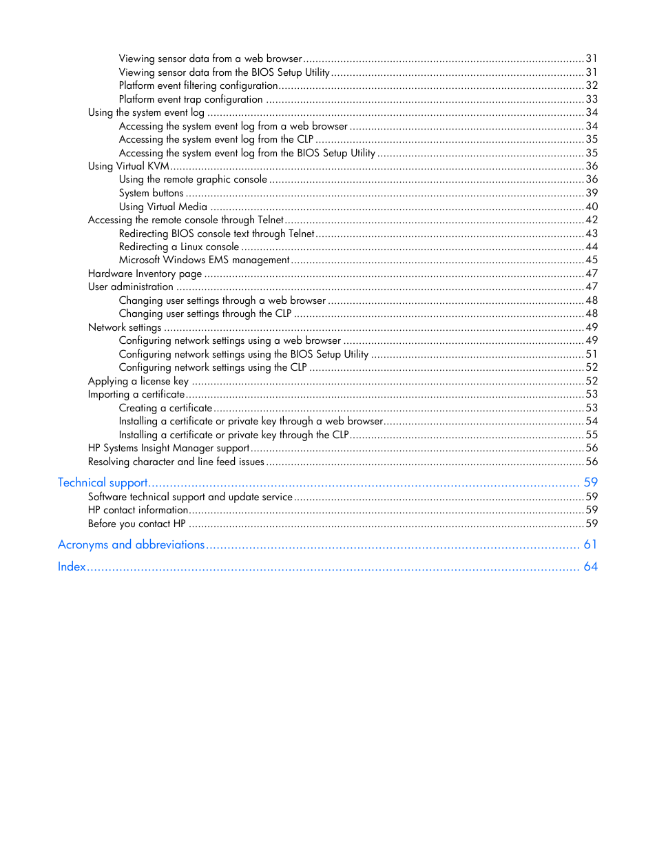 HP ProLiant SL165z G7 Server User Manual | Page 4 / 66