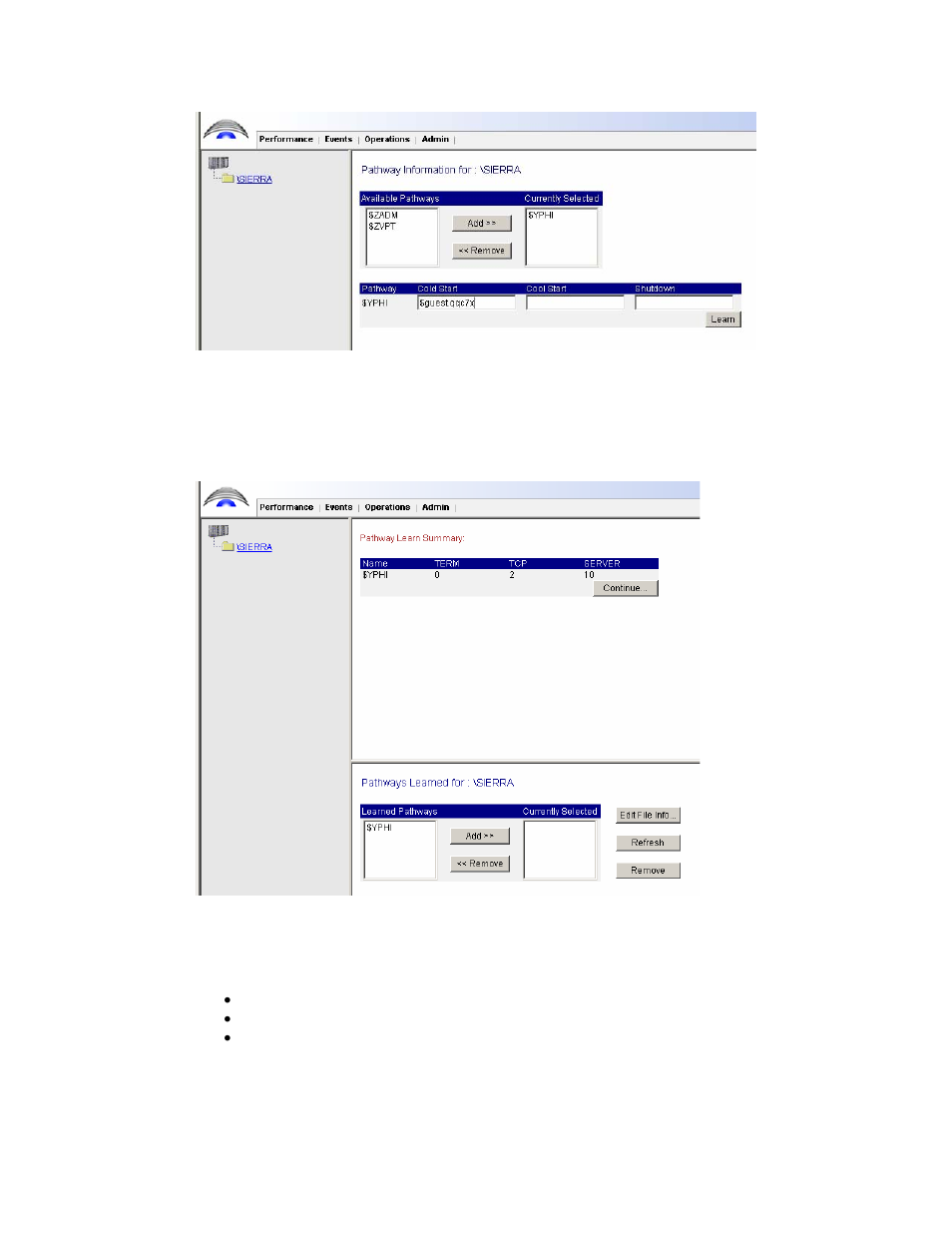 To maintain pathway previously learned information, A given pathway environment is no longer used | HP Integrity NonStop H-Series User Manual | Page 17 / 40