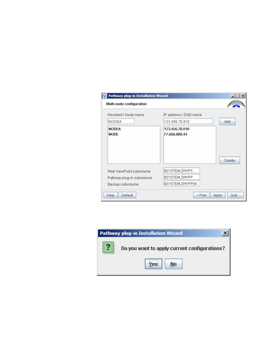 B. for multi node, select it and click on next | HP Integrity NonStop H-Series User Manual | Page 6 / 40