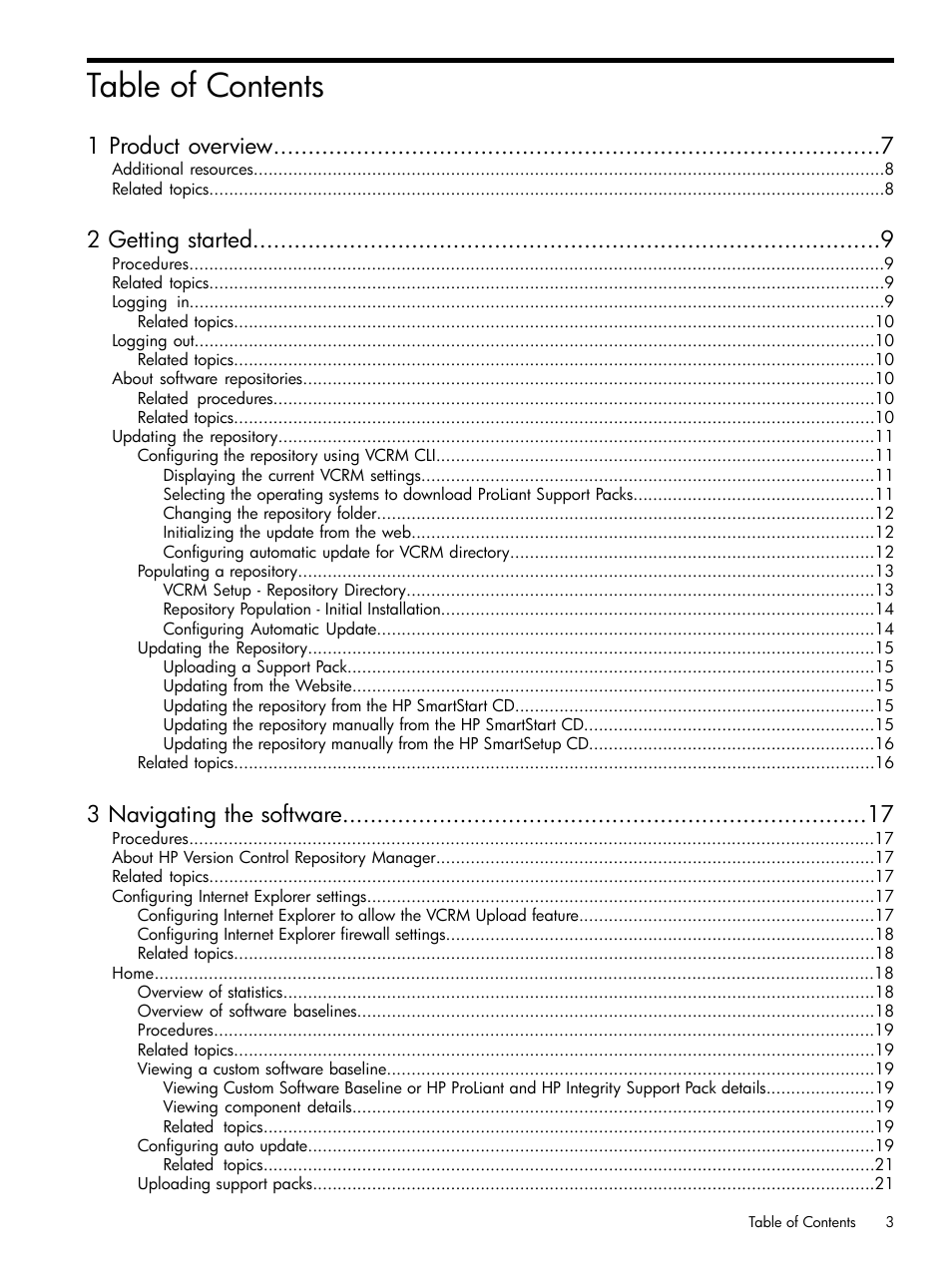 HP Insight Foundation Software for ProLiant User Manual | Page 3 / 51