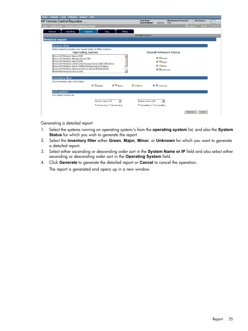 HP Insight Foundation Software for ProLiant User Manual | Page 35 / 51