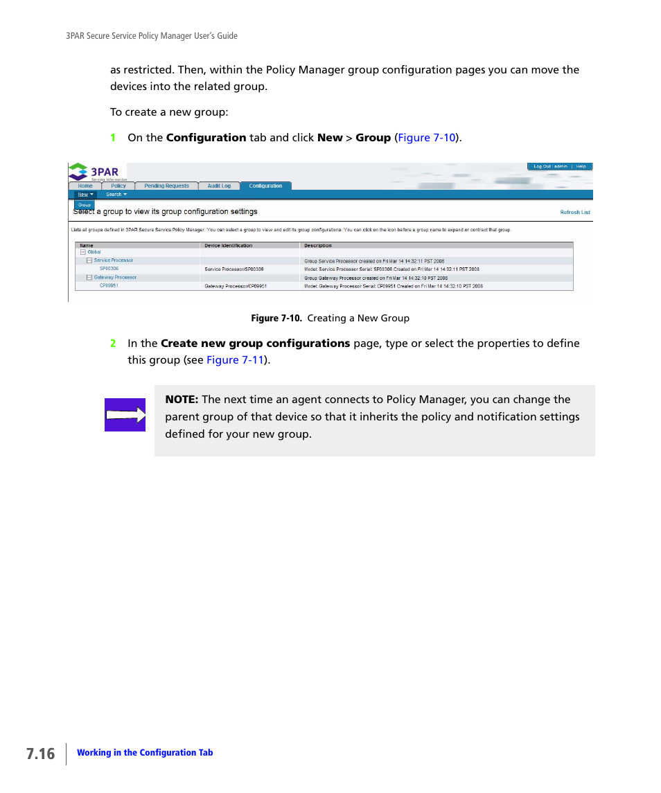 HP 3PAR Service Processors User Manual | Page 60 / 78